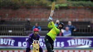 Smriti Mandhana hits joint fastest fifty in women T20s